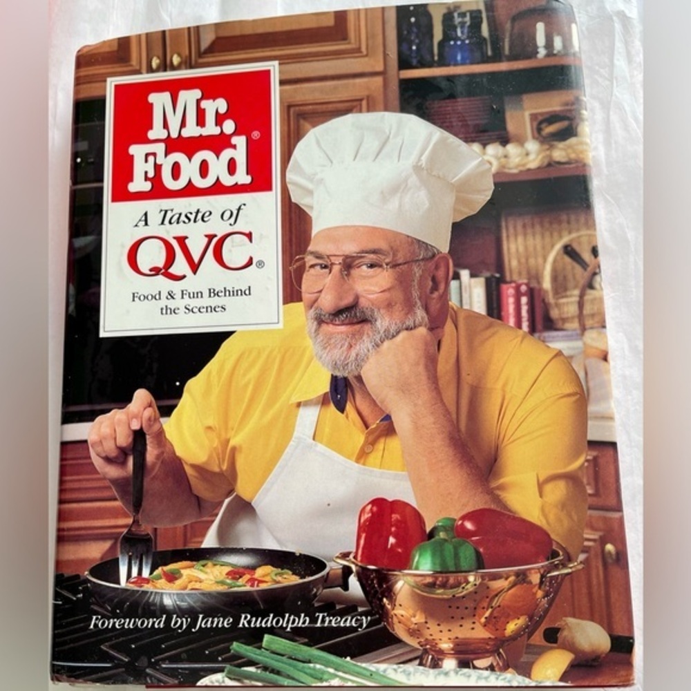 EUC! Mr Food A Taste of QVC Cookbook Unused 1998